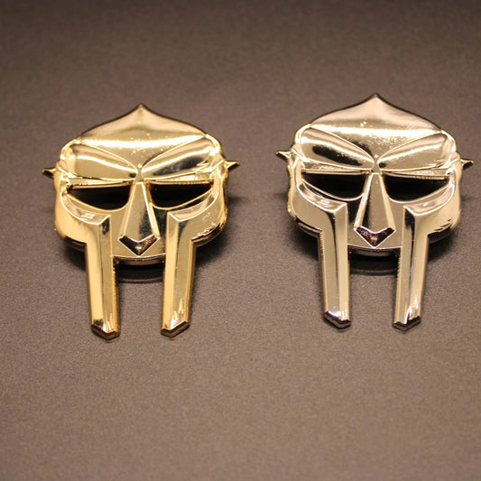 3D MF Doom gold and silver