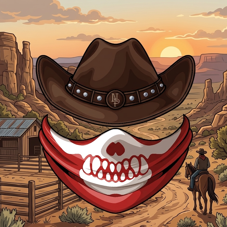 Desperado mask and bandana pinz